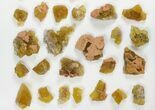 Lot: to Yellow Fluorite Crystals - Pieces #138125-1